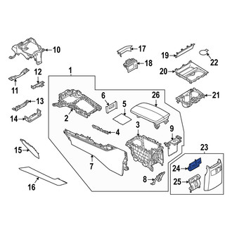 Mazda OE - Console Air Vent