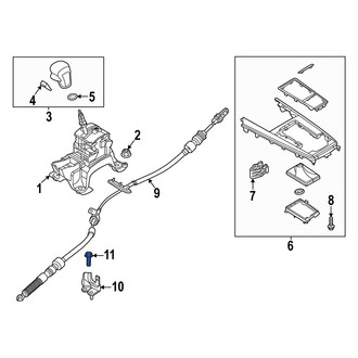 Mazda OE - Automatic Transmission Shifter Cable Bolt