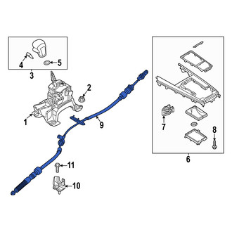 Mazda OE - Automatic Transmission Shifter Cable