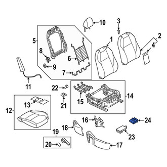Mazda OE - Air Bag Seat Sensor Mat