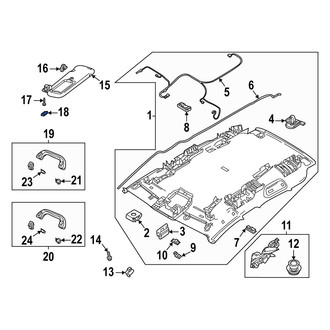 Mazda OE - Sun Visor Cap