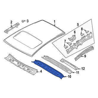Mazda OE - Front Roof Panel Reinforcement