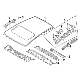 Mazda OE - Roof & Components (With Sunroof)