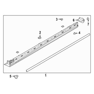 Mazda OE - Pillars, Rocker & Floor - Exterior Trim