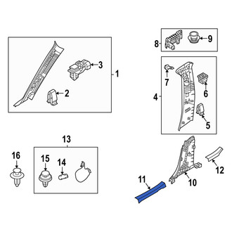 Mazda OE - Front Left Door Sill Plate