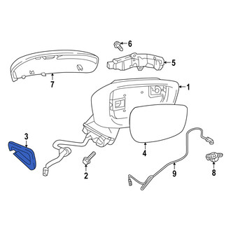 Mazda OE - Front Right Door Mirror Trim Ring