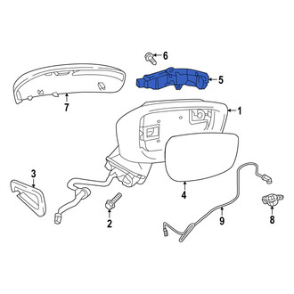 Mazda OE - Front Left Turn Signal Light Assembly
