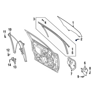 Mazda OE - Door Glass Bolt