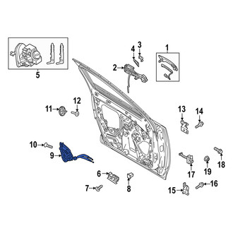 Mazda OE - Front Left Door Latch Assembly