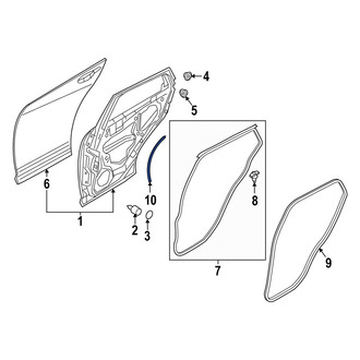 Mazda OE - Door Shell Seal