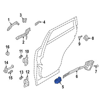 Mazda OE - Front Left Inner Interior Door Handle