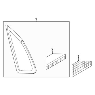 Mazda OE - Quarter Panel - Glass