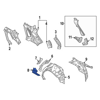 Mazda OE - Left Quarter Panel Seal