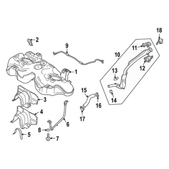 Mazda OE - Fuel System Components (Tank & Components)
