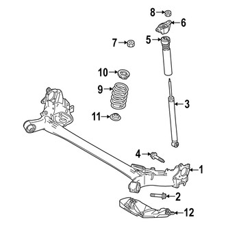 Mazda OE - Rear Suspension - Suspension Components (FWD)