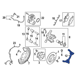 Mazda OE - Rear Disc Brake Caliper Bracket
