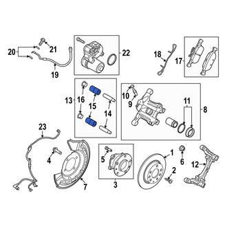 Mazda OE - Rear Wheel Bearing and Hub Assembly