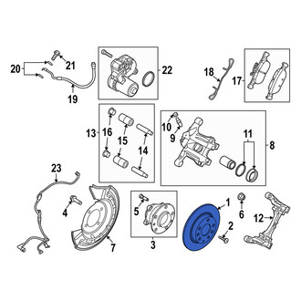 Mazda OE - Rear Disc Brake Rotor
