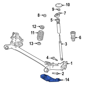 Mazda OE - Rear Left Stone Guard