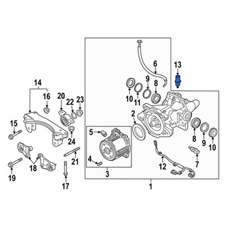 Mazda OE - Rear Differential Vent Hose