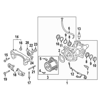 Mazda OE - Rear Suspension - Axle & Differential (AWD)