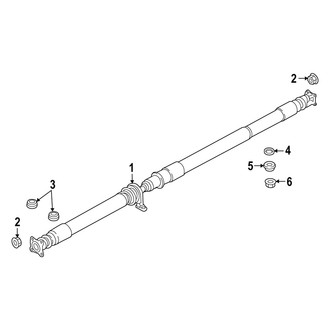 Mazda OE - Rear Suspension - Drive Shaft (AWD)
