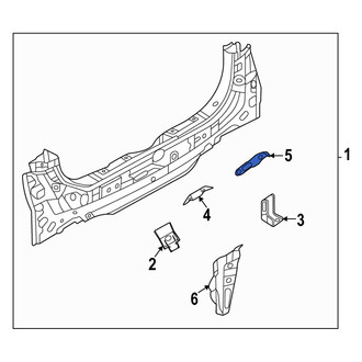 Mazda OE - Rear Rear Body Reinforcement Plate