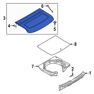 Mazda OE - Rear Cargo Cover