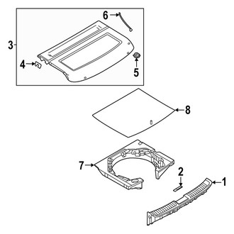 Mazda OE - Rear Body & Floor - Interior Trim