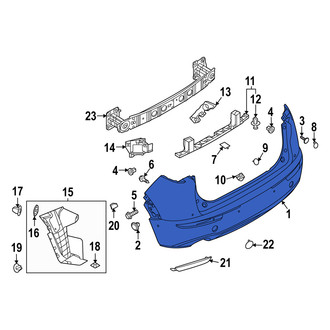 Mazda OE - Rear Bumper Cover
