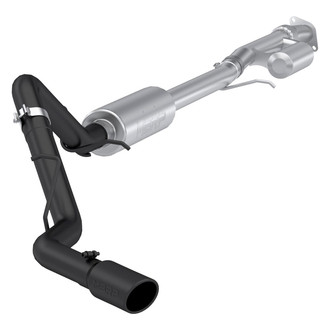 MBRP® - Armor BLK™ Aluminized Steel Cat-Back Exhaust System with Single Side Exit