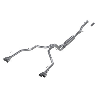 MBRP® - Armor Lite™ Aluminized Steel Cat-Back Exhaust System with Quad Rear Exit