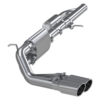 MBRP® - Pro Series™ 304 SS Cat-Back Exhaust System with Dual Side Exit