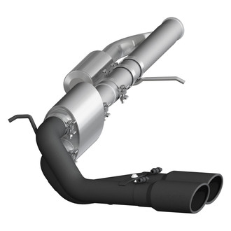 MBRP® - Black Series™ Aluminized Steel Cat-Back Exhaust System with Dual Side Exit