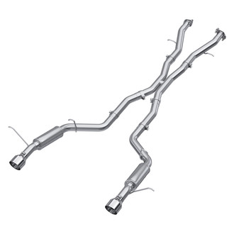 MBRP® - Armor Lite™ Aluminized Steel Cat-Back Exhaust System with Split Rear Exit
