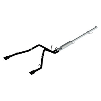 MBRP® - Black Series™ Aluminized Steel Cat-Back Exhaust System with Split Rear Exit