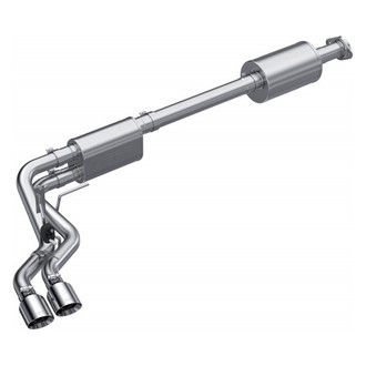 MBRP® - Installer Series™ Aluminized Steel Street Profile Cat-Back Exhaust System with Dual Side Exit