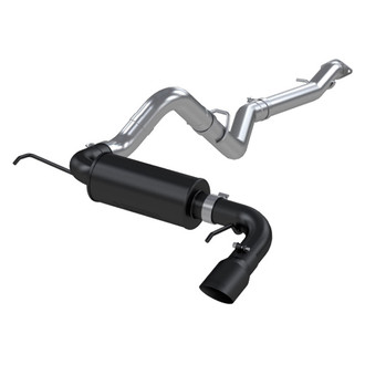 MBRP® - Black Series™ Aluminized Steel Cat-Back Exhaust System with Single Rear Exit