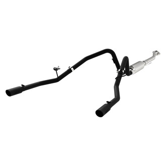 MBRP® - Black Series™ Aluminized Steel Cat-Back Exhaust System with Split Rear Exit