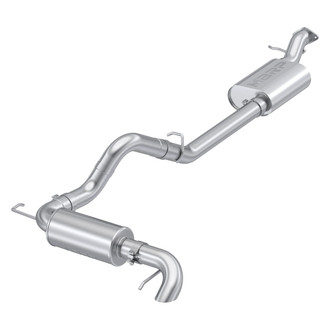 MBRP® - Armor Pro™ 304 SS Touring Profile Cat-Back Exhaust System with Single Rear Exit