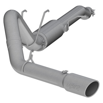 MBRP® - Installer Series™ Aluminized Steel Tour Profile Resonator-Back Exhaust System with Single Side Exit