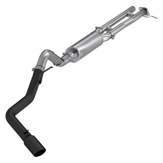 MBRP® - Armor BLK™ Aluminized Steel Cat-Back Exhaust System with Single Side Exit