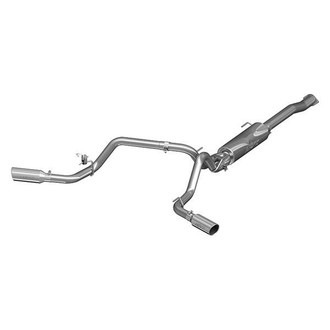 MBRP® - Installer Series™ Aluminized Steel Cat-Back Exhaust System with Split Side Exit
