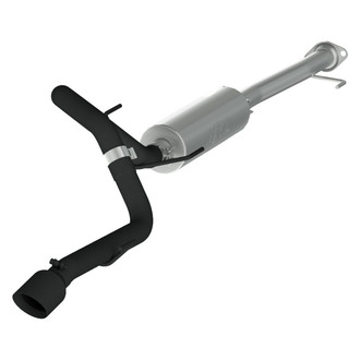 MBRP® - Black Series™ Aluminized Steel Cat-Back Exhaust System with Single Rear Exit