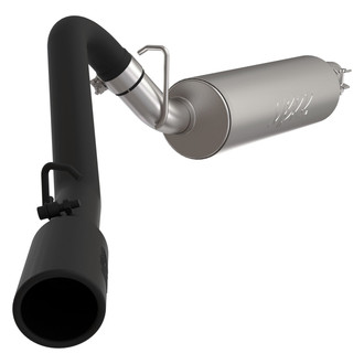 MBRP® - Black Series™ Aluminized Steel Cat-Back Exhaust System with Single Side Exit