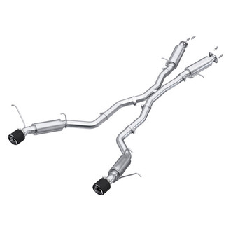 MBRP® - Pro Series™ 304 SS Cat-Back Exhaust System with Split Rear Exit