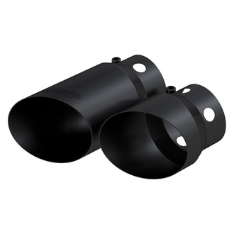 MBRP® - 304 SS Round Clamp-On Black Coated Exhaust Tip Cover Set