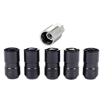 McGard® - Chrome Black Cone Seat Wheel Lock Set