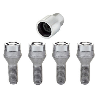 McGard® - Chrome Silver Cone Seat Bolt Wheel Lock Set