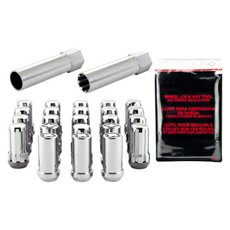 McGard® - Chrome Silver Cone Seat SplineDrive Lug Wheel Installation Kit